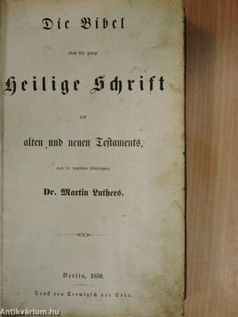 Die Bibel (gótbetűs)