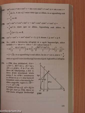 Összefoglaló feladatgyűjtemény matematikából - Megoldások I-II.