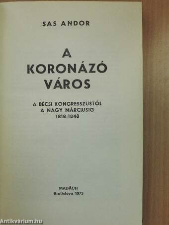 A koronázó város