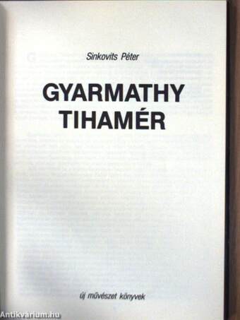 Gyarmathy Tihamér