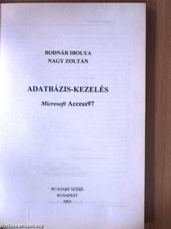 Adatbázis-kezelés