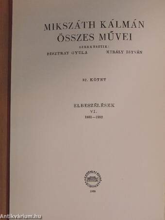 Elbeszélések VI.