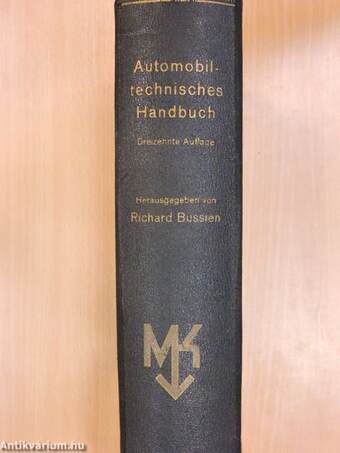 Automobiltechnisches Handbuch