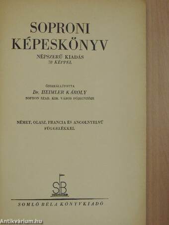 Soproni képeskönyv