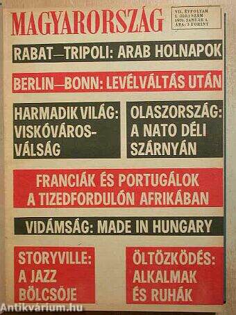 Magyarország 1970. január-december I-II.