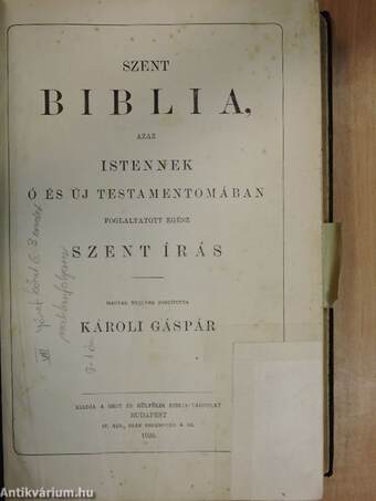 Szent Biblia