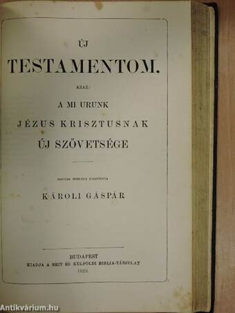 Szent Biblia