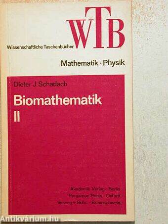 Biomathematik II.