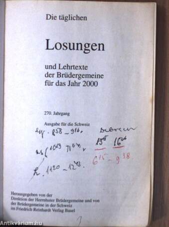 Losungen 2000