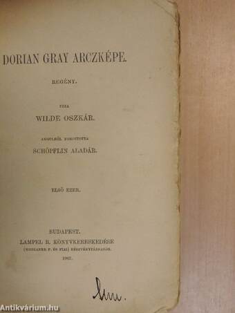 Dorian Gray arczképe