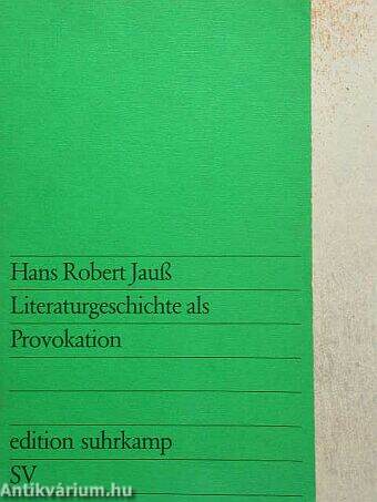 Literaturgeschichte als Provokation