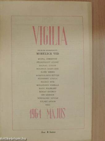 Vigilia 1964. május