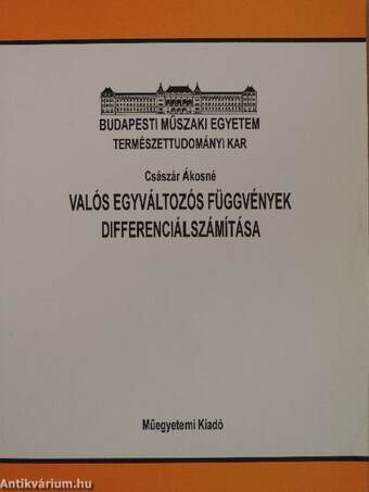 Valós egyváltozós függvények differenciálszámítása