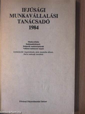 Ifjúsági Munkavállalási Tanácsadó 1984