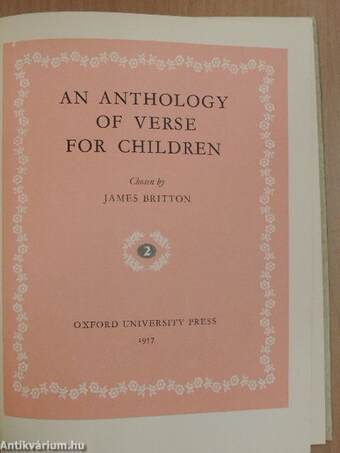 An Anthology of Verse for Children 2.