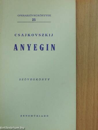 Csajkovszkij: Anyegin