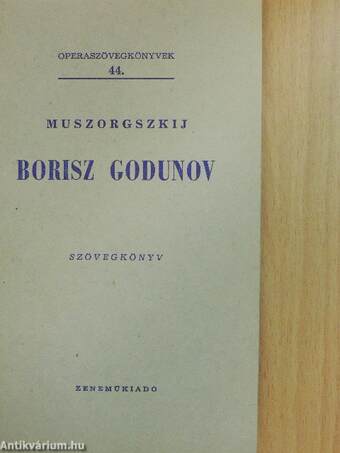 Muszorgszkij: Borisz Godunov