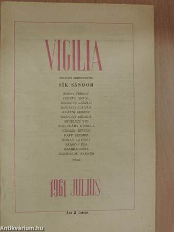 Vigilia 1961. július