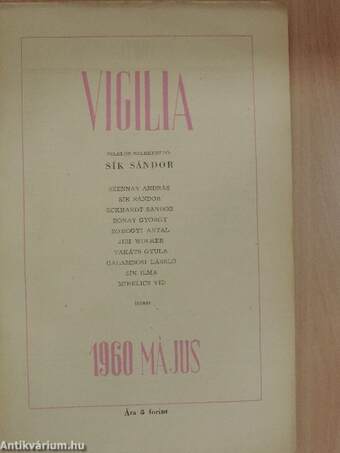 Vigilia 1960. május