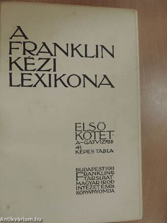 A Franklin kézi lexikona I-III.