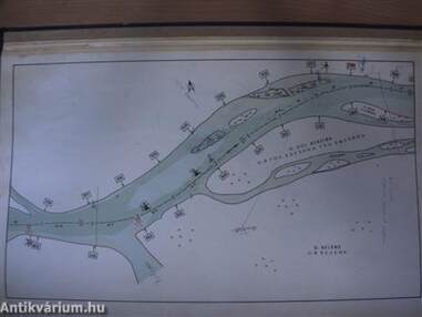 Carte de Pilotage du Danube du km 743 (Lom) au km 375 (Silistra)