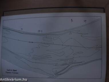 Carte de Pilotage du Danube du km 1433 (Frontiére Hungaro-Yougoslave) au km 1214 (Slankamen)