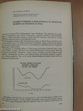 Tanulmányok az alkoholizmus pszichiátriai következményeiről