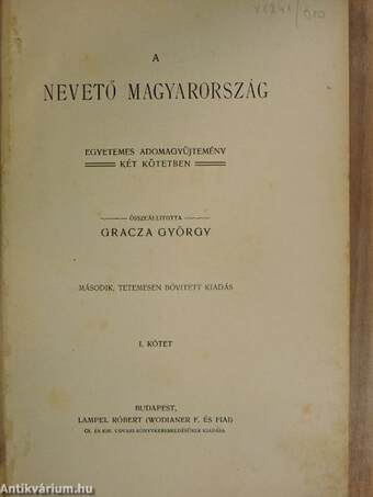 A nevető Magyarország I-II. (rossz állapotú)