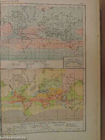 Andrees Neuer Allgemeiner und Österreichisch-Ungarischer Handatlas (rossz állapotú)