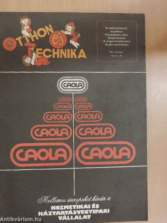 Otthon és technika 1981/6.