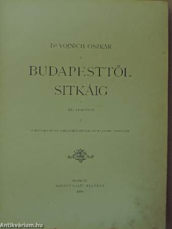 Budapesttől Sitkáig