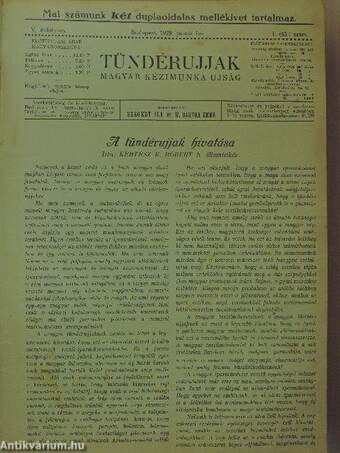 Tündérujjak 1929-1930. január-december