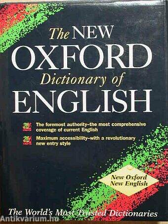The New Oxford Dictionary of English