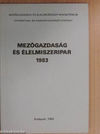 Mezőgazdaság és élelmiszeripar 1983