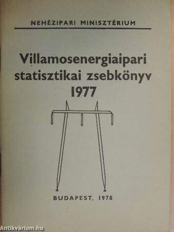 Villamosenergiaipari statisztikai zsebkönyv 1977