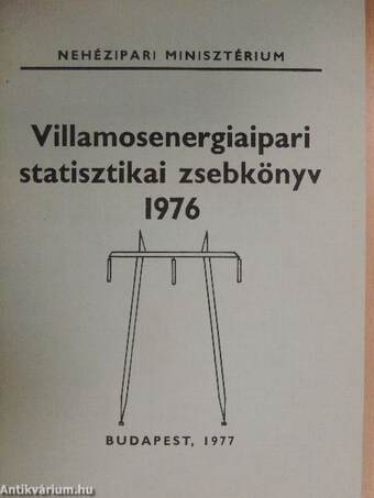 Villamosenergiaipari statisztikai zsebkönyv 1976