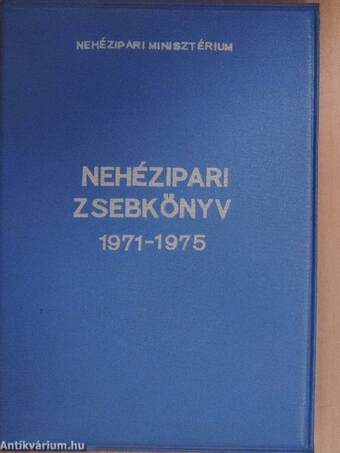 Nehézipari zsebkönyv 1971-1975