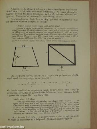 A magyar matematika története a XVIII. század végéig