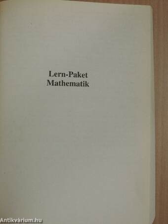 Neues Lernpaket Mathematik