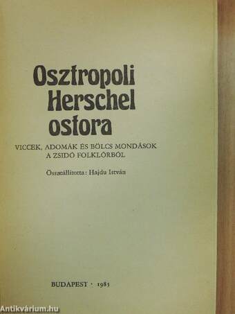 Osztropoli Herschel ostora