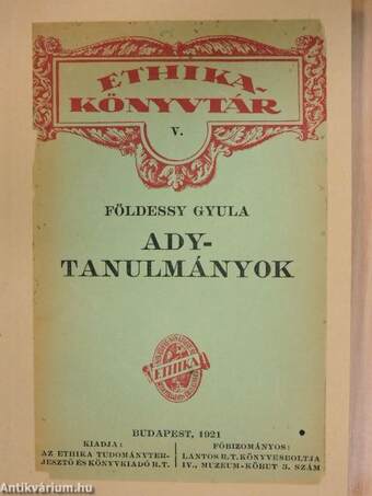 Ady-tanulmányok