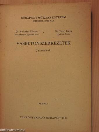 Vasbetonszerkezetek