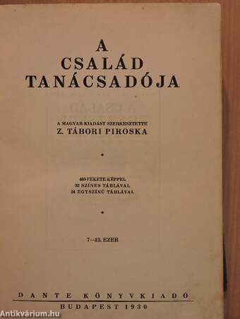 A család tanácsadója