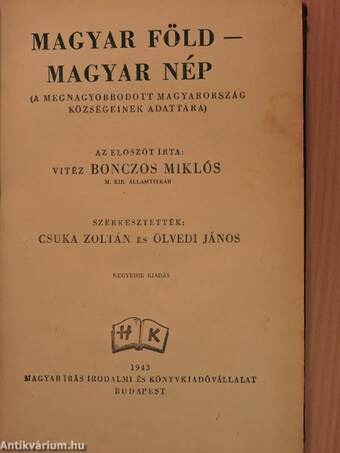 Magyar föld - Magyar Nép I.