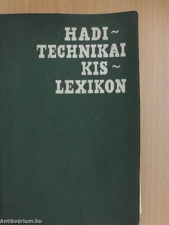 Haditechnikai kislexikon