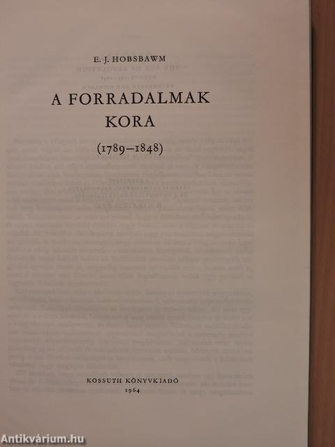 A forradalmak kora