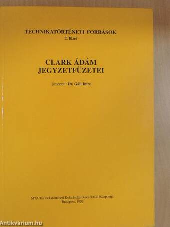 Clark Ádám jegyzetfüzetei