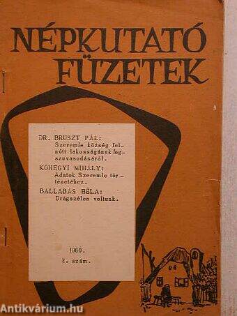 Népkutató füzetek 1960/2.