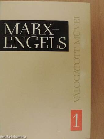 Marx és Engels válogatott művei 1-3.