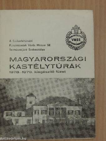 Magyarországi kastélytúrák 1978-1979. kiegészítő füzet